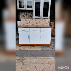 Meja Kompor Meja Dapur Dinding 3Pintu/trinityjayafurniture