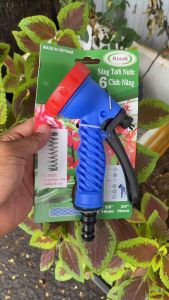 Vòi Tưới 6 Chế Độ Kết Nối Ống 16-21 Hoặc Nối Nhanh Tưới Cây Rửa Xe - Nông Nghiệp Bảo Hộ Phú Hưng