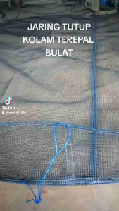 Jaring Tutup Kolam Terepal Bulat Diameter Siap Pakai