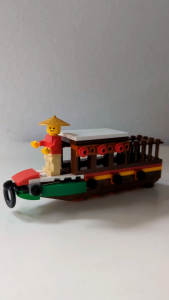 Custom build Lego of Singapore River Cruise