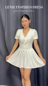 DWM Lenie Pleated Dress for Women | Small To medium | Mini Dress | Casual  | Womenswear