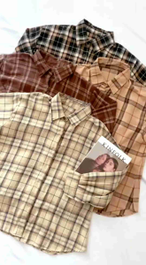 Atasan Kemeja Dylan Shirt Blouse Jumbo