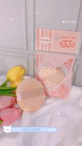 Spons Bedak Tabur Kinawa Jumbo / Spon Bedak Besar 8cm / Alat Makeup / Busa Bedak