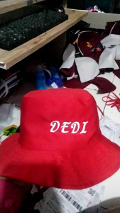 Topi Rimba Anak perempuan dan laki laki gratisss bordir nama