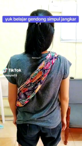 Gendongan Bayi Selendang Batik Panjang Kain Cukin