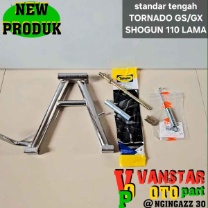 standar tengah tornado shogun lama 110 crystal krom lengkap