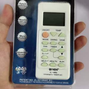 รีโมทแอร์ รวม Haier KT-HRII มีซอง ไม่ต้องจูน รีโมทรวมไฮเออร์