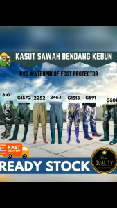 Kasut bendang sawah berkualiti/Kasut menangkap ikan/Fishing pants farming waterpoorf rain boots(ready stock)