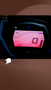 Tinted Meter (Maroon Purple) - Honda Vario Y15 V2 Y16 LC135 v8 Avantiz - Premium Oracle brand Tinted