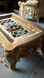 Meja Tamu Belagio Ukir Jati Sultan: Meja Tamu Kualitas Tinggi & Elegan