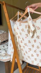 ผ้าคลุมให้นม ผลิตจากผ้าสาลูย่นญี่ปุ่น ผ้าไม่หนา ไม่อึดอัด