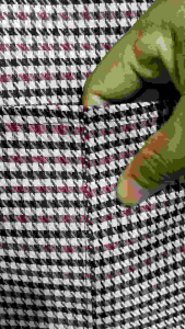 celemek apron motif sastra bahan sintesis waterproof Anti air