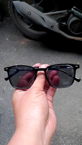 Kacamata Plus Double Fokus Baca dan Jalan Lensa Hitam Untuk Pria dan Wanita TL437