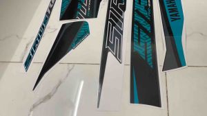 Bộ tem sirius 2021 màu xanh hàng nhập Thái Lan thiết kế chất lượng cao dành trang trí riêng cho dòng xe này tem in lụa màu sắc rất đẹp và bền giá bán cực tốt bán lẻ như bán sỉ