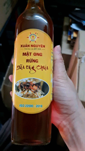 Combo 2 chai mật ong sữa ong chúa 500ml dùng pha nước ấm uống trực tiếp hỗ trợ đẹp da sức khỏe