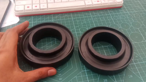 Karet Spacer Tatatakan Per Belakang Datsun GO Custom 1set kanan kiri