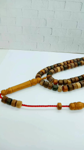 Tasbih Kayu Kelor Hitam: Kemuning Setigi Galih Asem Nogosari Kelor Emas Model Marjan S116