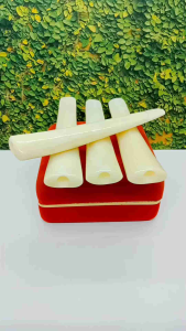 pipa once sedotan tulang sapi motif oval premium S102