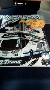 BAJU kaos BUSmania winspector anak dan dewasa