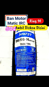 BAN LUAR METIK IRC COCOK UNTUK MOTOR MIO FINO SPACY DLL RING 14 70/90 80/80 TUBELESS