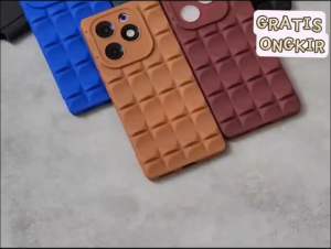 Beli Case Itel S23 Plus, Macaron, 3D Cubic & Soft Case Baru