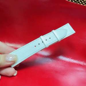 Dây đồng hồ da bò Epsom Trắng- Chống bám bẩn