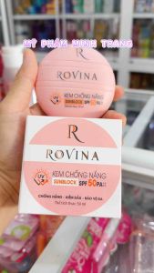 Kem Chống Nắng - Kiềm Dầu - Bảo Vệ Da ROVINA 50ml