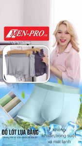 Combo 3 quần sịp đùi nam quần lót boxer nam PROsure thun lạnh co dãn 4 chiều thấm hút tối đa MENPRO.vn