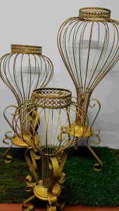 Luxury Wedding Flower Vase Metal CandleStick Candle Holder Iron Golden /Flowers Vase Wedding Ceremony Decoration Wedding Flower Vase.