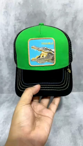 TOPI PRIA JARING TRUCKER BASEBALL G BROS SERIES TROUBLE BORDIR KATUN FULL TAG FULL LEBEL