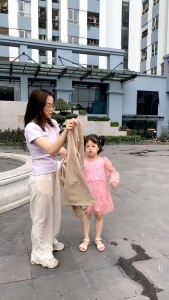 [ 17-43kg ] Áo chống nắng toàn thân trẻ em chất liệu cotton tổ ong co giãn 2 chiều thoáng mát chống tia UV