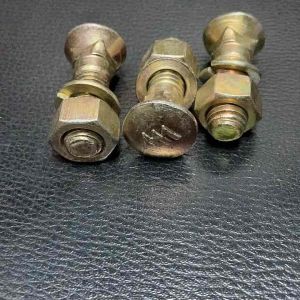 สกรูจานไถฟอร์ด เกลียวNC ขนาด1/2*1”3/4 ชุบทอง ครบชุด 1ถุง มีจำนวน12ตัว