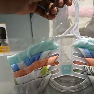 HUDSON BABY COTTON 5 BODYSUITS ASSORTED SIZE 21306