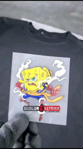 SELEMBAR 20 PCS  STIKER SABLON SETRIKA LABUBU DAN BOLA MINI UKURAN 5x7 DAN 3X4 CM