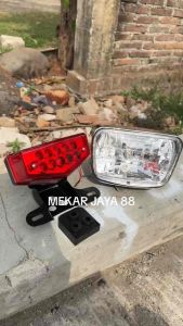 Lampu Stop & Lampu Depan Oval RX King