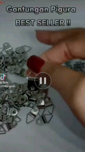 Gantungan Cantolan Kait Cantelan Pengait Pigura Figura Bingkai MDF Frame Cermin Kecil 50 Pcs 50 Set 100 Pcs 100 Set