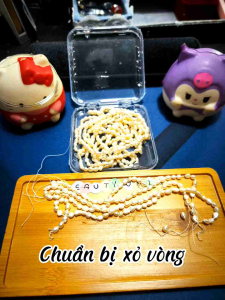 Vòng tay ngọc trai nhí handmade dễ thương - Phụ kiện thời trang