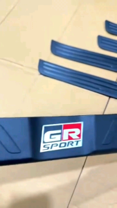 Paket Sillplate Samping Belakang Agya Ayla GR SPORT 2017 2020 2021 2022 UP Hitam Cream .