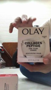 Kem dưỡng chống lão hoá Olay Collagen Peptide24X Firm Flump Hydrate Của Mỹ hộp 48gr thế hệ mới bổ sung Collagen