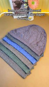 CELANA DALAM ISI 6PCS SEMPAK PRIA REMAJA DEWASA TERLARIS