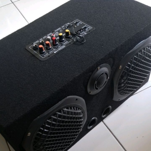 Speaker Aktif Bluetooth Karaoke 6 Inch Double