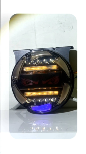 Stoplamp Single Spinning Model Mata Kedip Nyala RGB 7 Mode Dudukan Kokoh dan Anti Karat Mika Tebal Waterproof