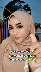 PASHMINA INSTAN JISO JERSEY AIRIS BY DIIA HIJAB