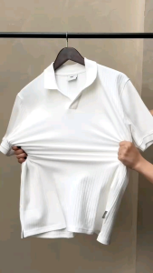 Áo thun polo nam áo thun cổ trụ nam chất thun cotton dệt gân siêu đẹp style trẻ trung thanh lịch 8708