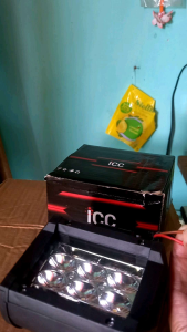 LAMPU TEMBAK SOROT ICC 6 TITIK + STROBO MERAH 12VOLT MOTOR MOBIL LAMPU TAMBAHAN