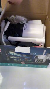 [คูปองลด50]กล้องวงจรปิด ไร้สาย 2เลนส์ ภาพคู่ IP Camera WIFI 6MP แสดงภาพ2เลนส์พร้อมกัน สำหรับใช้กลางแจ้ง กันน้ำกันแดด ภาพคมชัด มีเสียงไซเรน