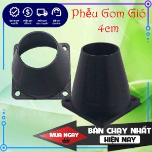 Phễu gom tụ gió 4cm cho quạt tản nhiệt phản lực 40mm