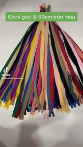 Combo khoá giọt lệ dài 60cm trộn màu 100 chiếc hãng KCC