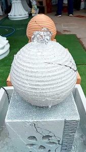 D330 ชุดอ่างน้ำผุด ขนาดเล็ก/เตี้ย มีให้เลือก 13สี (สูงรวม 45 ซม.)(ได้ครบชุด💥ฟรีปั๊มน้ำ+อ่าง+เสา+ลูกบอล)