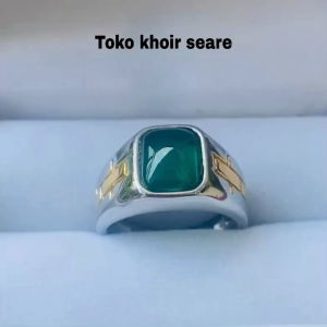 Cincin Batu Bacan Dodo Taiwan Natural 10x8 Super Mewah Minimalis